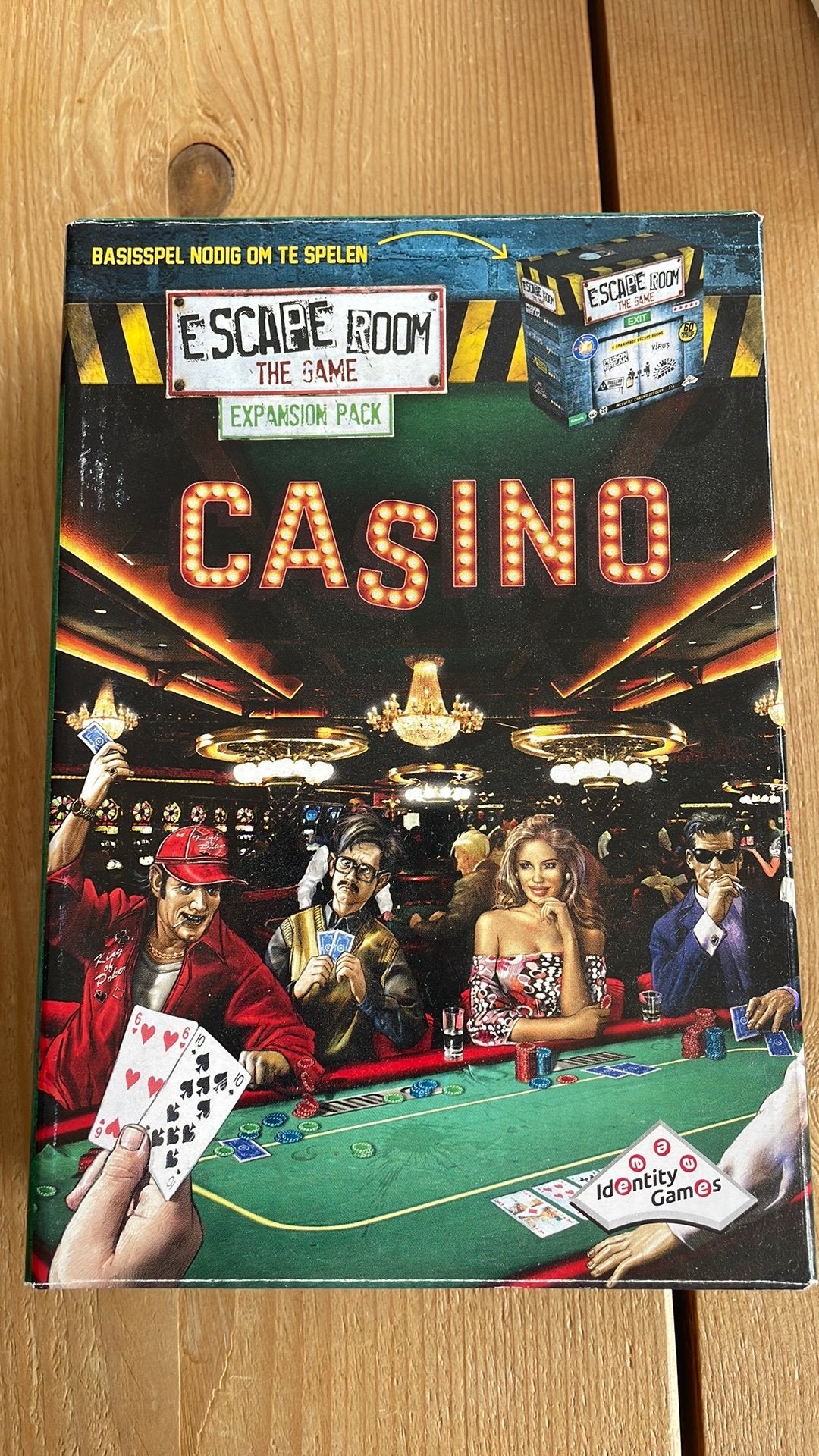 Casino - expansion pack van escape room the game, Hobby en Vrije tijd, Ophalen, Zo goed als nieuw