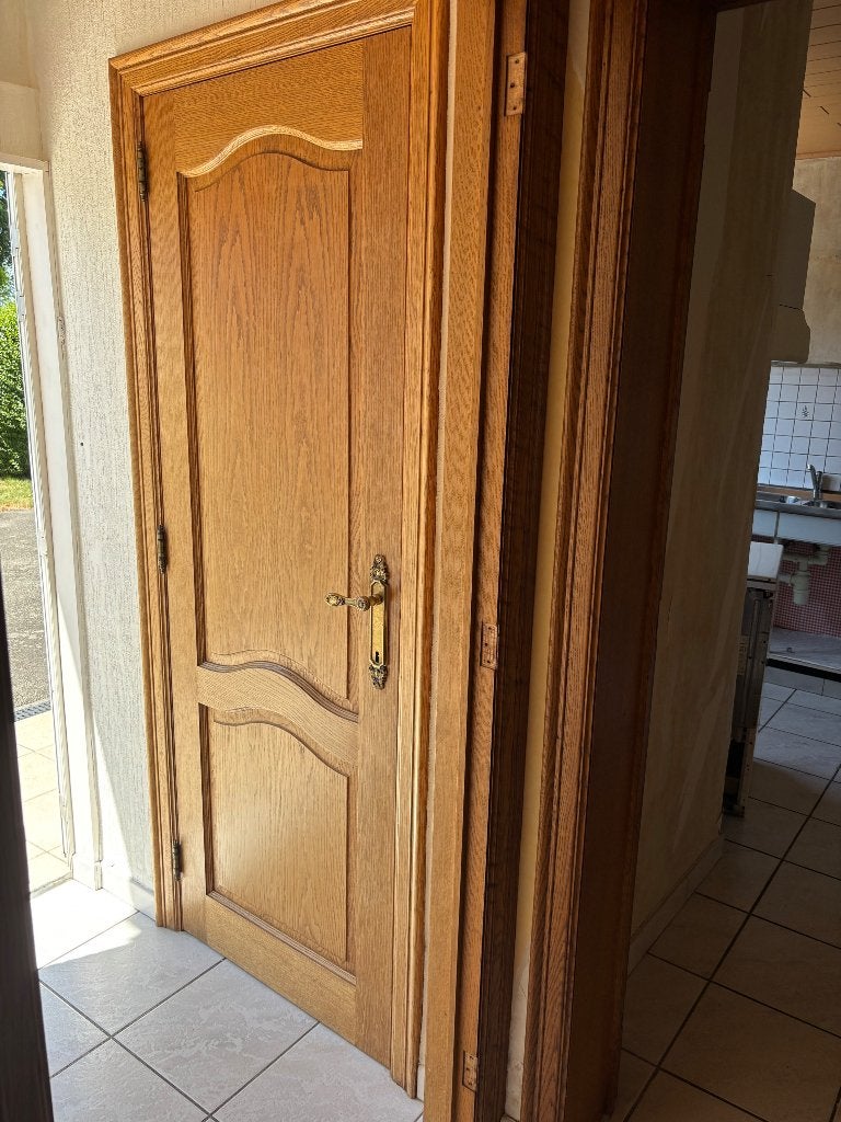 5 standaard massief houten deuren ., Doe-het-zelf en Bouw, Deuren en Vliegenramen, Ophalen, 80 tot 100 cm, Binnendeur, Zo goed als nieuw