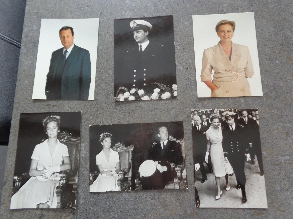 6 oude foto's van Albert en Paola, Ophalen
