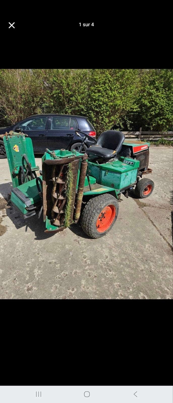 Ransome tracteur tondeuse
