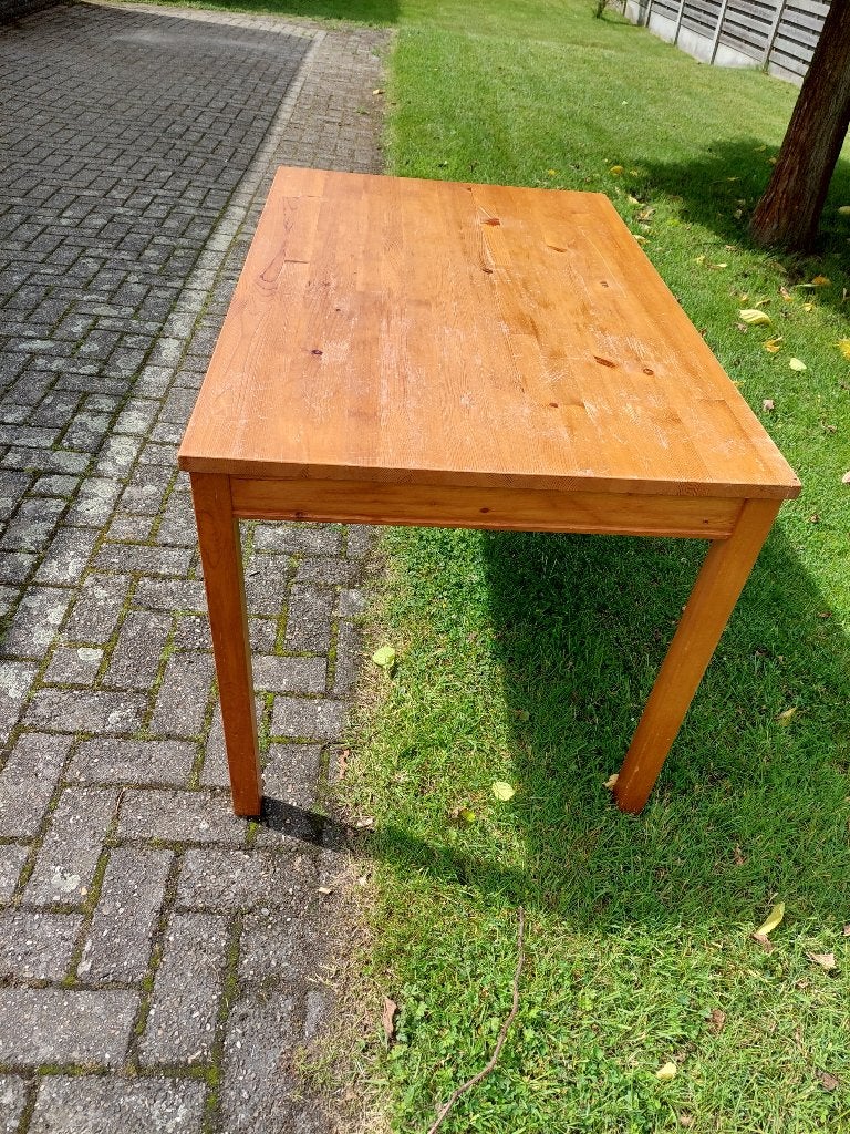 keukentafel, Huis en Inrichting, Tafels | Eettafels, Ophalen, Gebruikt, 100 tot 150 cm, 50 tot 100 cm