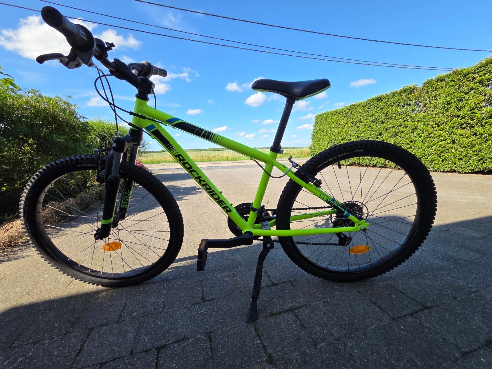 Kinderfiets 24 inch Rockrider, Ophalen