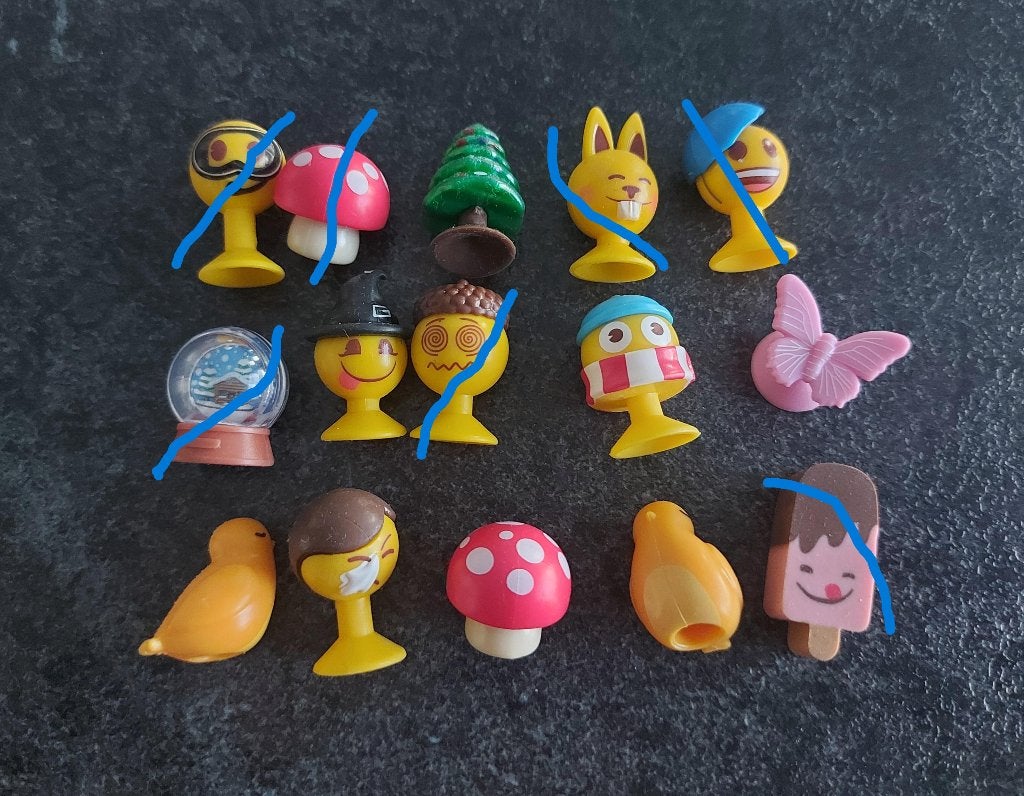 Emoji 2026 - 8 stuks beschikbaar, Verzamelen, Aldi, Ophalen of Verzenden