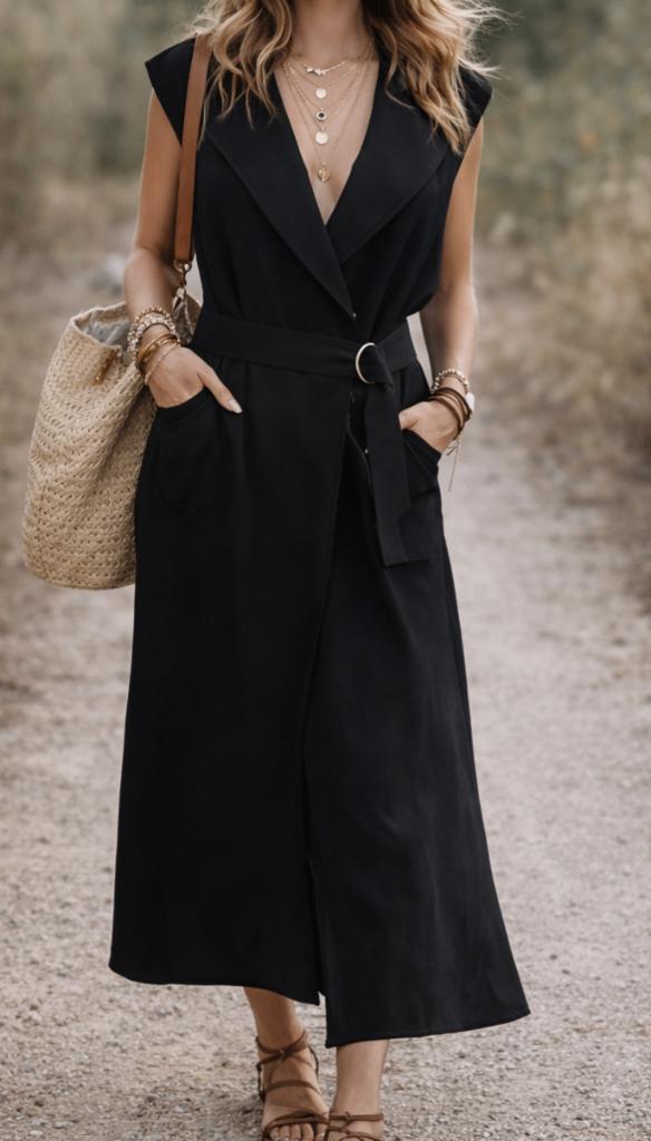 nette jurk van h&m, Vêtements | Femmes, Robes, Comme neuf, Taille 38/40 (M), Noir, Sous le genou, Envoi