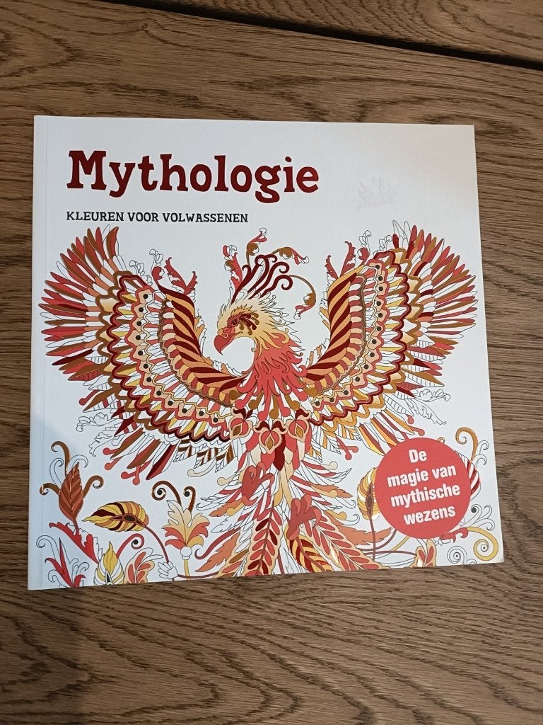 Mythologie kleurboek voor volwassenen - Strengholt, nieuw, Hobby en Vrije tijd, Ophalen, Nieuw, Papier, Schets- of Tekenboek