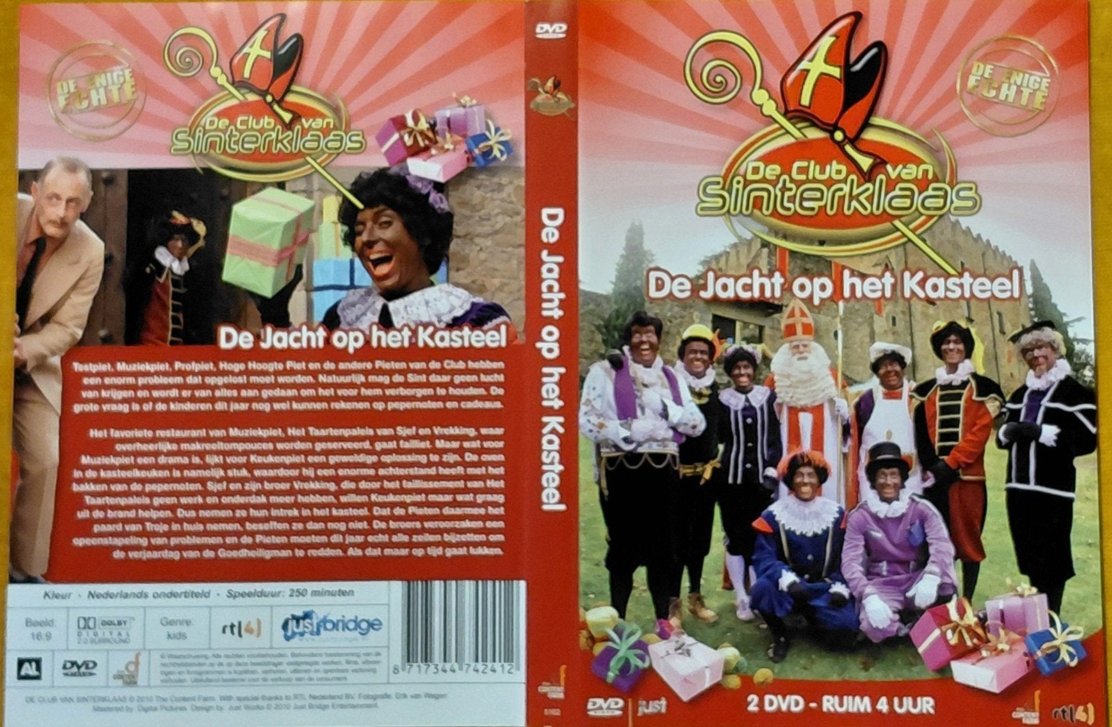 De Club van Sinterklaas - De Jacht op het Kasteel (2 DVD), CD & DVD, Enlèvement ou Envoi, Tous les âges, Famille, Néerlandais
