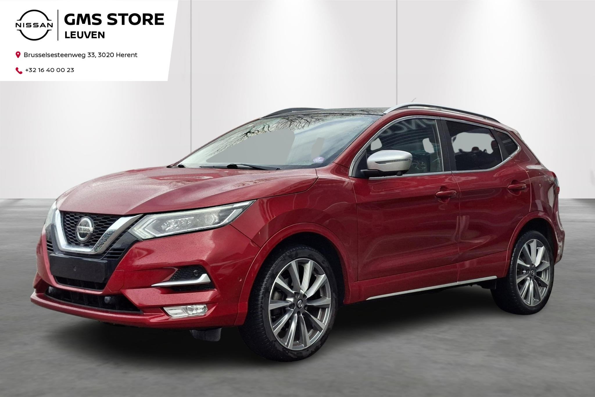 Nissan Qashqai Full-option-Aut-Pano-Carplay-GPS-Airco, Auto's, Stof, Gebruikt, 4 cilinders, 159 pk