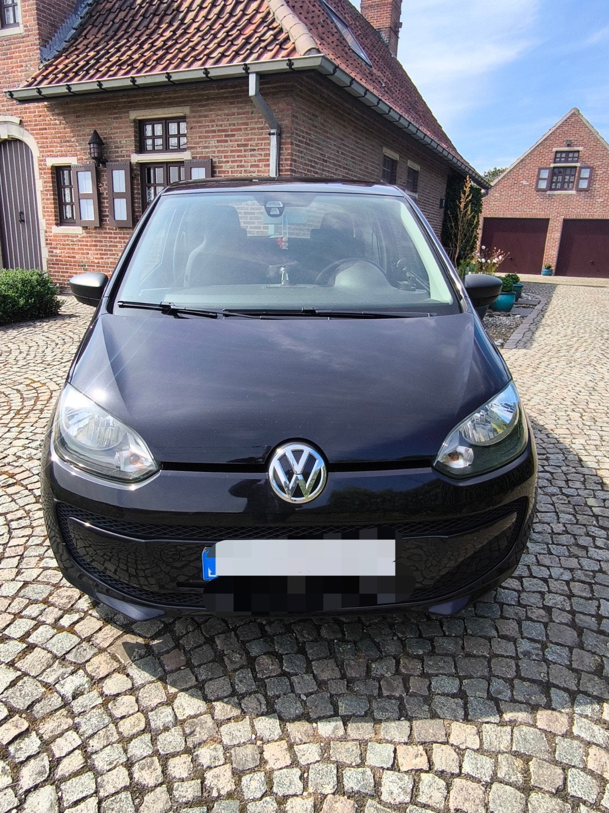 Volkswagen UP , Essence 1.0 , très propre , 156000km , 2012, Auto's, Zwart, Bedrijf, Handgeschakeld, 44 kW