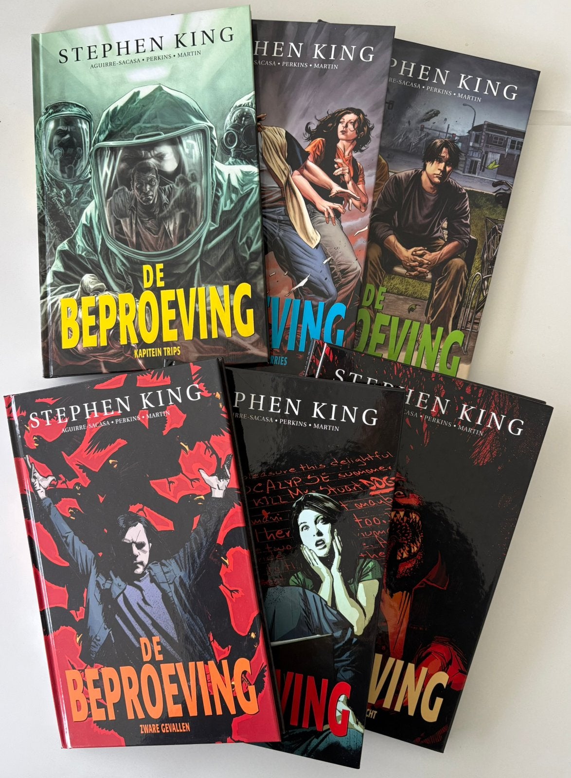DE BEPROEVING, van STEPHEN KING , de 6 HC’s., Boeken, STEPHEN KING, Complete serie of reeks, Nieuw, Ophalen of Verzenden