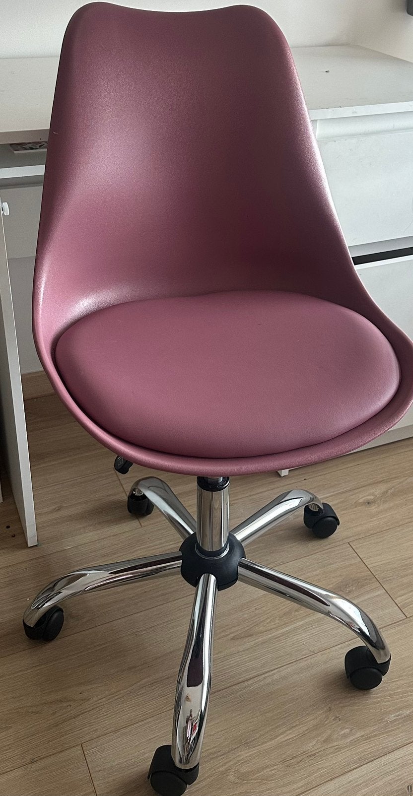 Tres jolie Chaise de bureau rose, Enlèvement, Comme neuf, Rose, Chaise de bureau