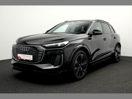Audi Q6 e-tron 100 kWh 55 Quattro S line, Auto's, Zwart, Elektrisch, Handgeschakeld, Q6 e-tron