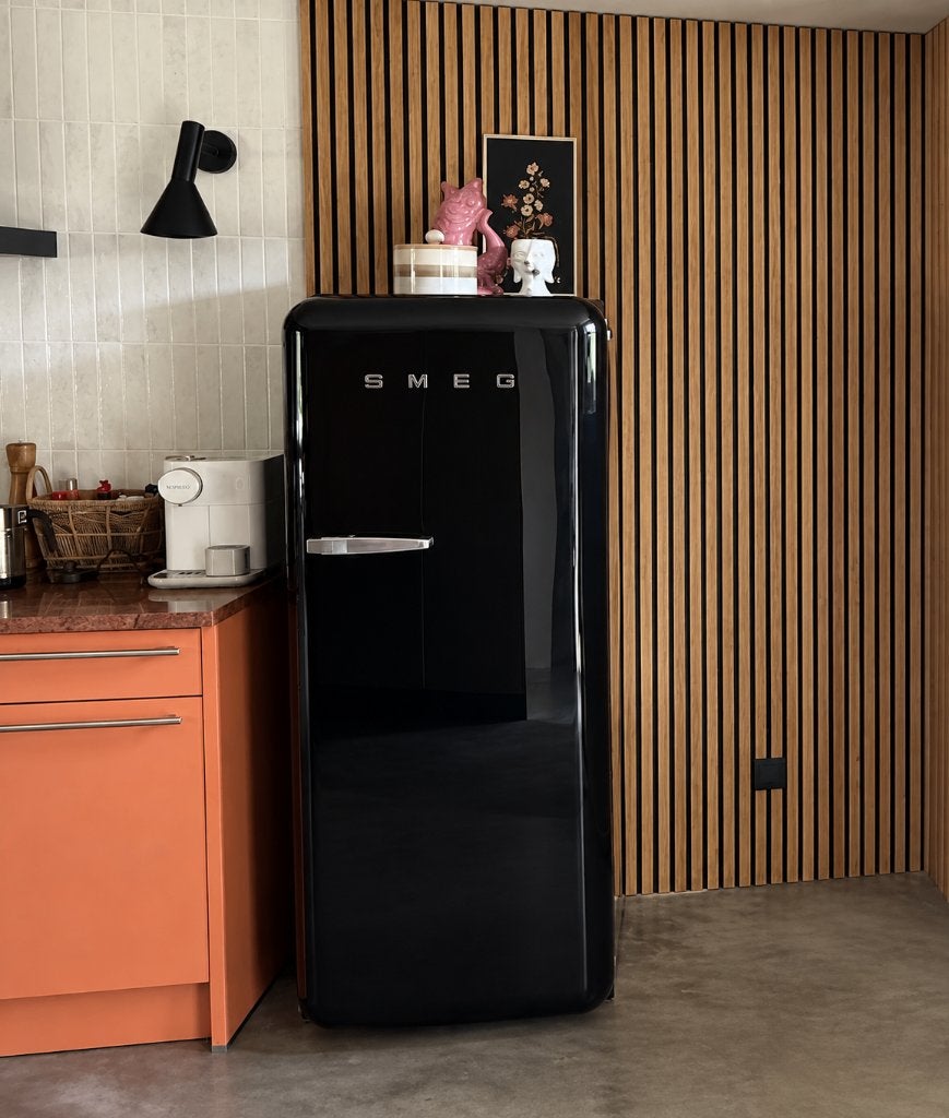 Réfrigérateur SMEG rétro noir – FAB28 – Très bon état, Electroménager, Classe énergétique A ou plus économe, Avec compartiment congélateur