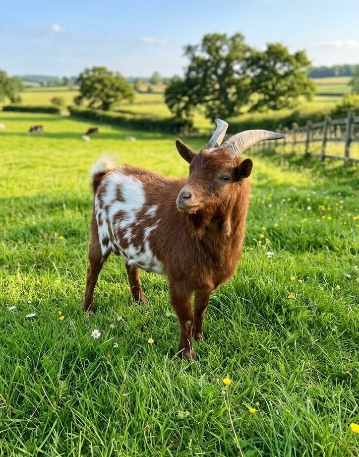 Mooie geitenbok, Dieren en Toebehoren, Mannelijk, Geit, 3 tot 5 jaar