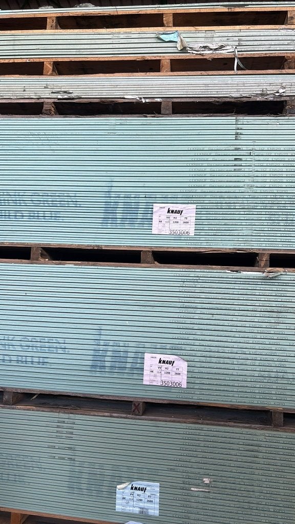 Panneau de gypse KNAUF ST MR 12,5 mm 1200x2600, Enlèvement, Comme neuf, Autres matériaux, Moins de 20 mm
