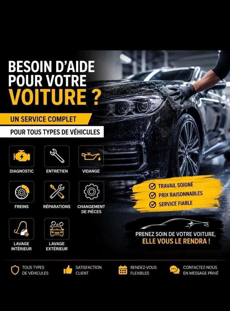 Mécanicien automobile – Entretien, réparations et diagnostic, Enlèvement ou Envoi