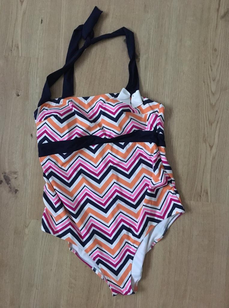 CACHE COEUR, zwangerschapsbadpak maat 44 / XL, Wit, Maat 42/44 (L), Zo goed als nieuw, Lingerie of Zwemkleding