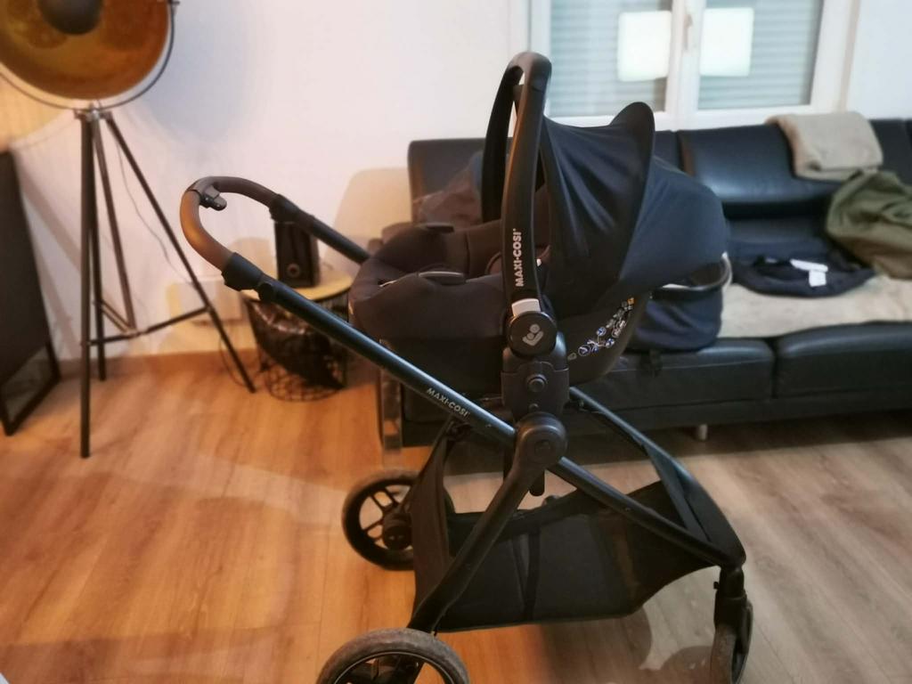 Poussette Maxi Cosi 3 en 1, Enlèvement, Comme neuf, Poussette