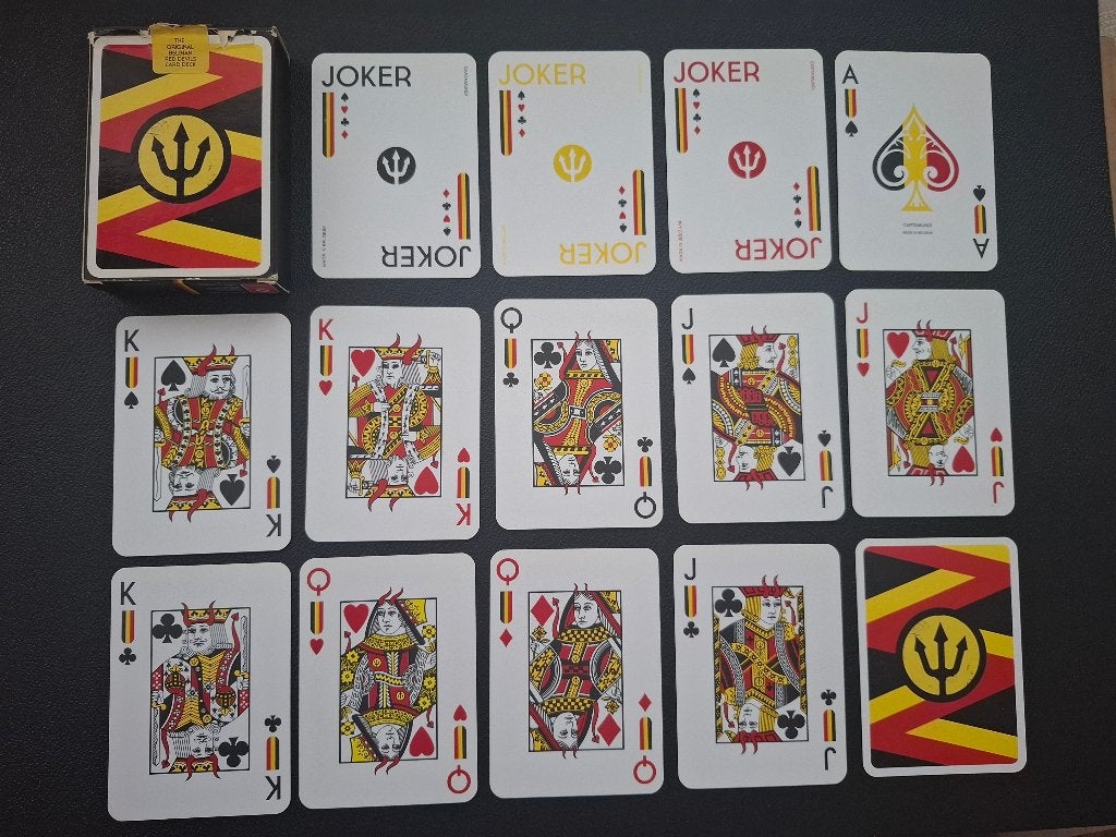 Speelkaarten  - Rode Duivels, Ophalen of Verzenden, Gebruikt, Speelkaart(en)