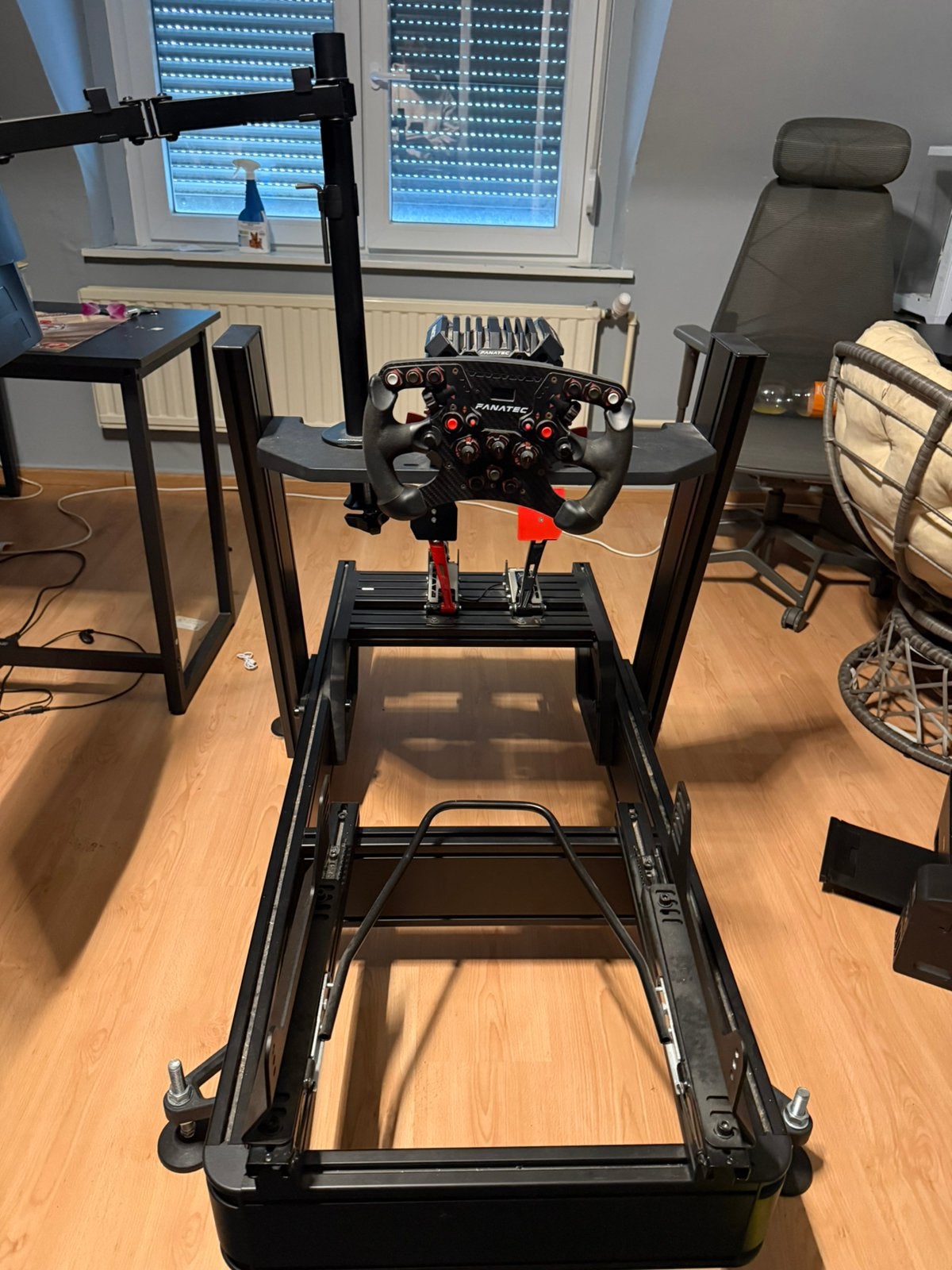 Sim racing setup, Enlèvement, Utilisé