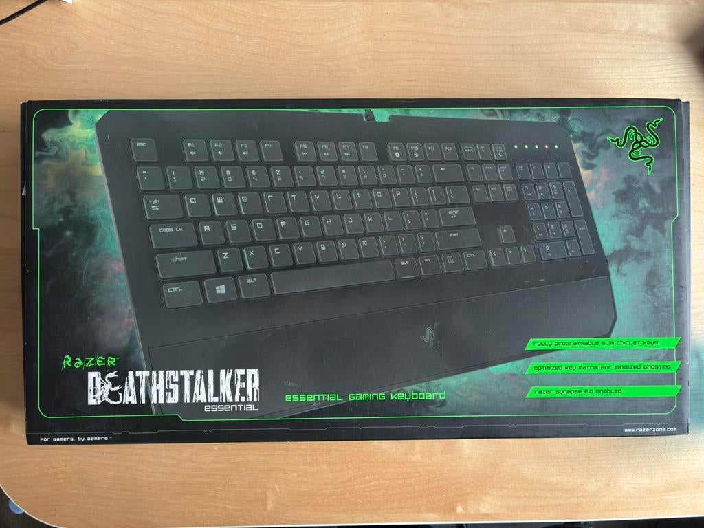 Clavier Razer Deathstalker (QWERTY) avec boîtier, Comme neuf, Qwerty, Filaire, Enlèvement ou Envoi