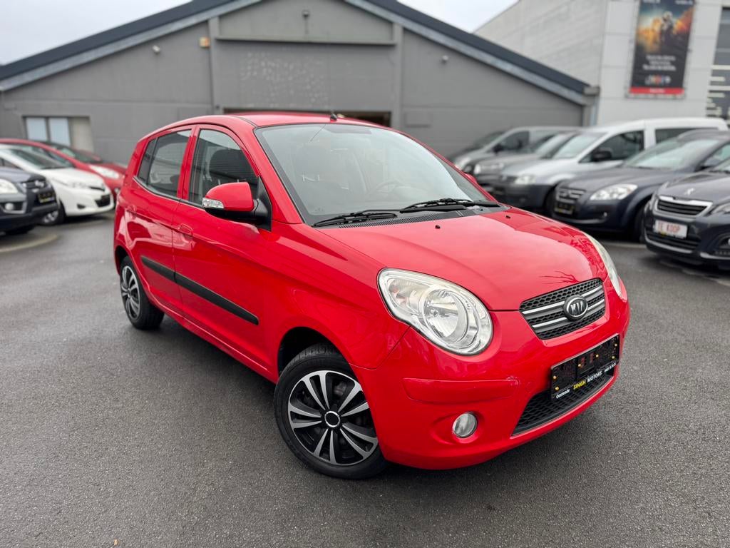 Kia Picanto 1.0 benzine | Airco | Keuring+Carpass |, Autos, Kia, Rouge, Achat, Entreprise, Boîte manuelle