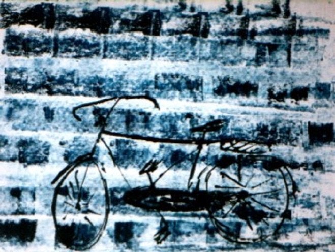 Kunsthandel Gennep - "Eenzaam En Vergeten", Antiquités & Art, Art | Peinture | Moderne, Enlèvement ou Envoi, Papier/carton, Peint à la main