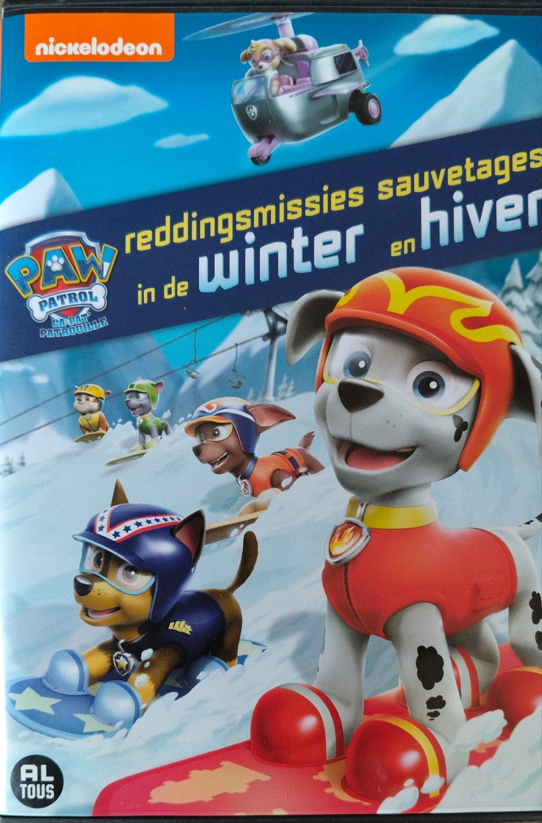 Paw Patrol - Reddingsmissies in de winter., Cd's en Dvd's, Ophalen of Verzenden