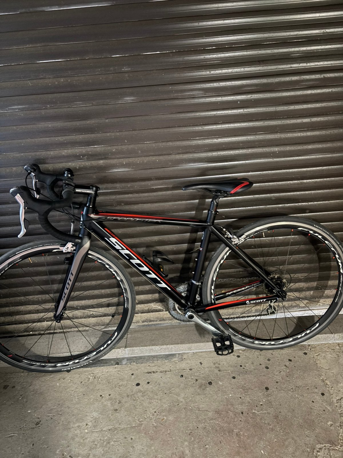Koersfiets scott, Fietsen en Brommers, Ophalen, Zo goed als nieuw, Velgrem, Overige merken