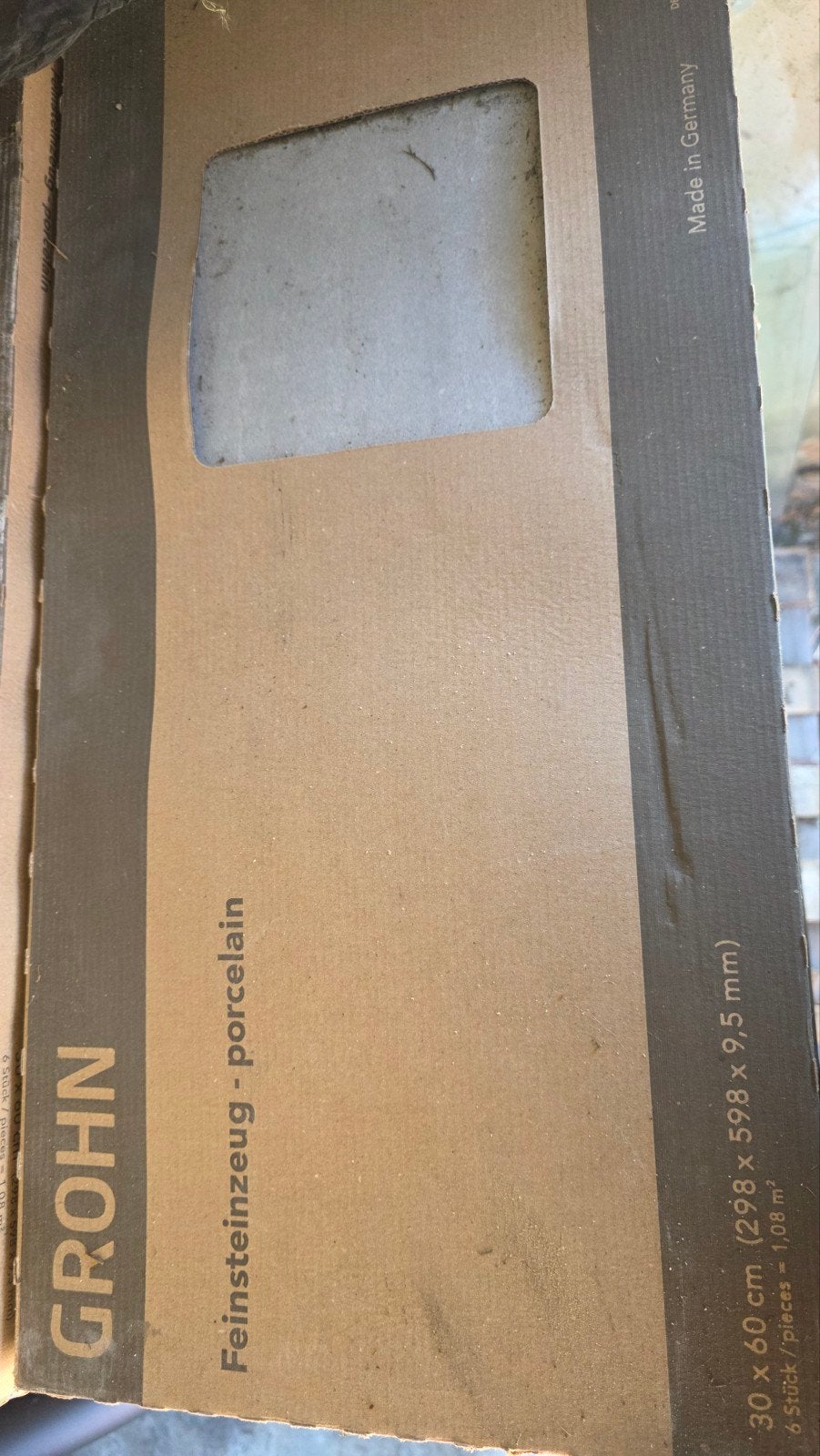 GROHN tegels 60×60.30х60  ongeveer 50 vierkante meter, Ophalen