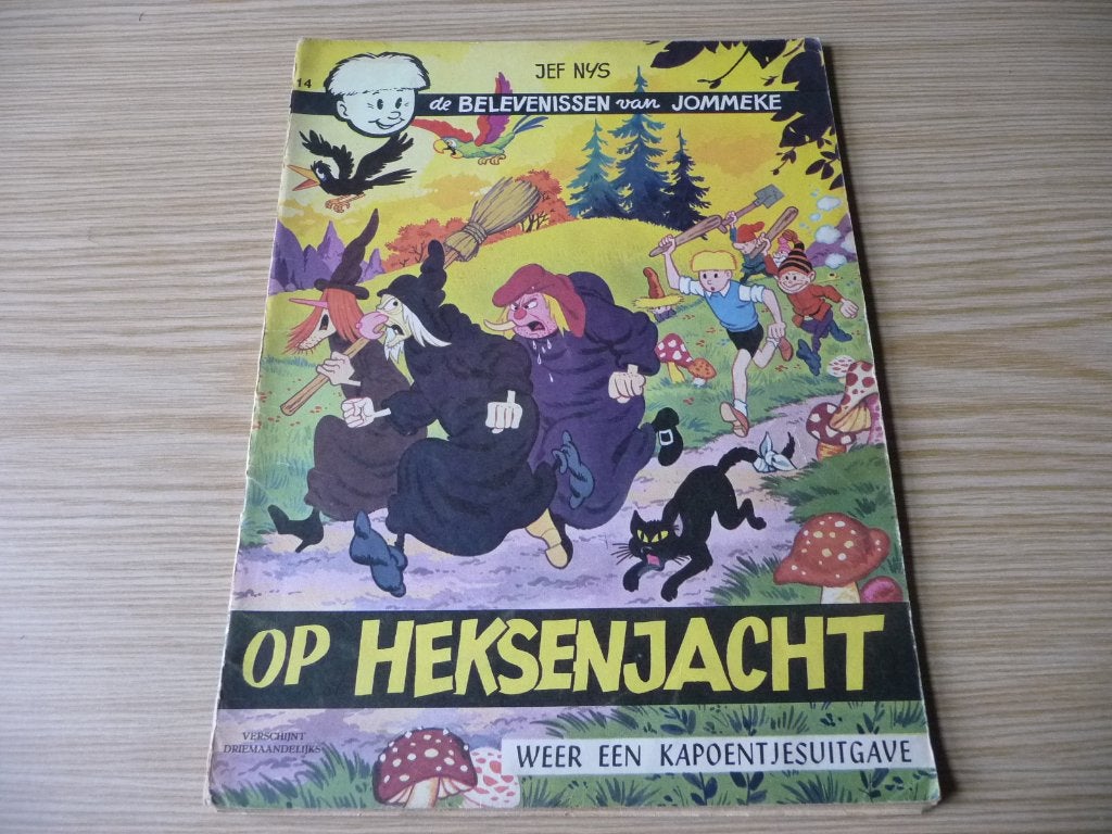 Jommeke - 14. Op heksenjacht   € 5, Enlèvement ou Envoi, Une BD, Jef Nys., Utilisé