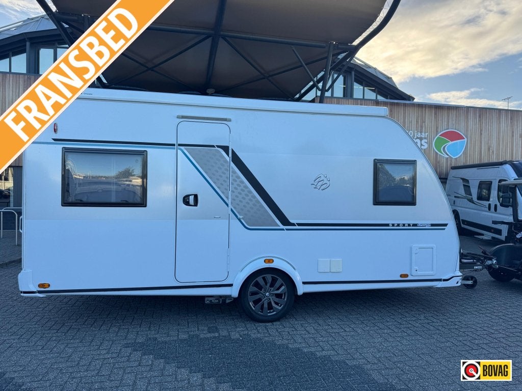 Knaus Sport E-Power Selection 450 FU 2022 MOVER + LUIFEL!, Rondzit, Lengtebed, 4 tot 5 meter, Fietsenrek