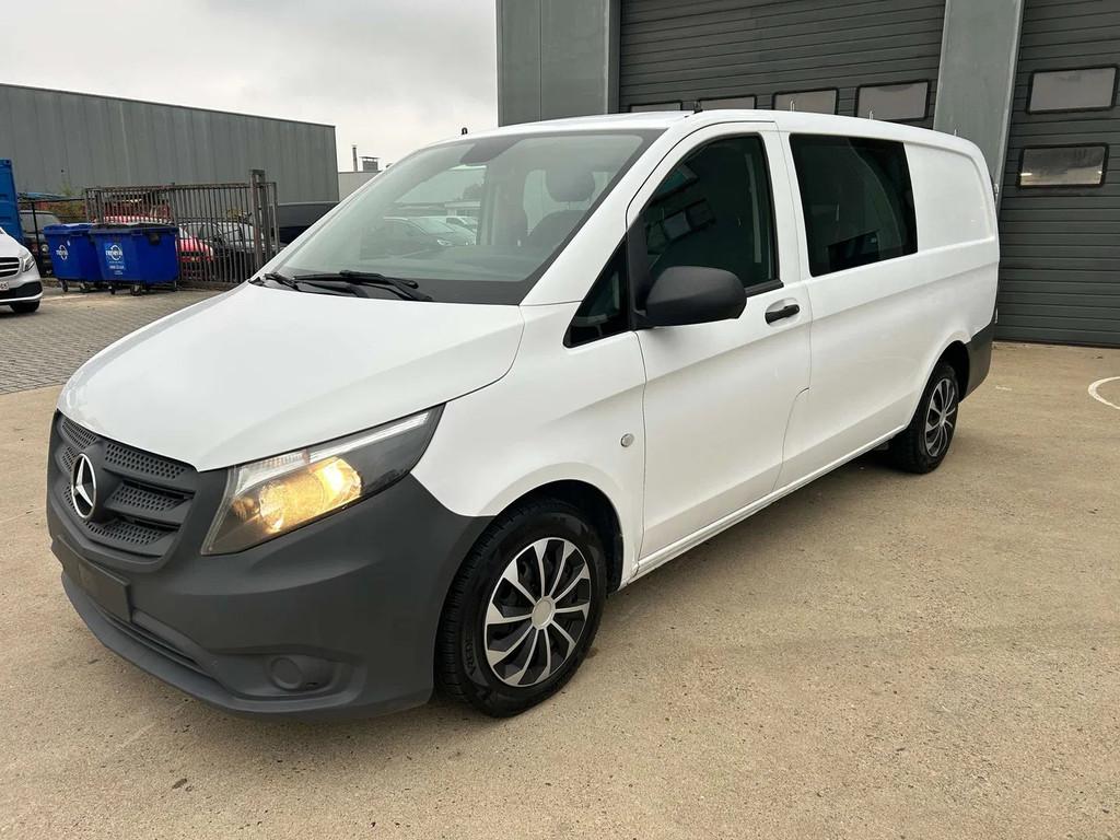 Mercedes-Benz Vito Vito 111 CDI dubbele cabine zie foto's, Autos, Cuir, Achat, Entreprise, Rétroviseurs électriques