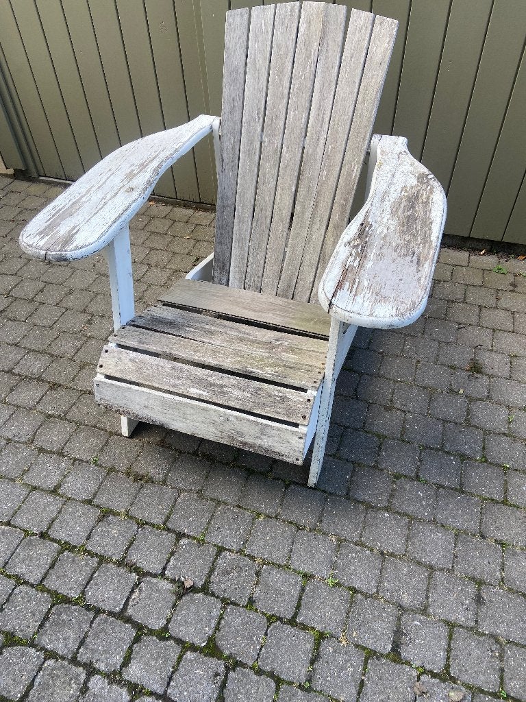 Tuinstoel, Jardin & Terrasse, Enlèvement, Utilisé, Bois, Pliant
