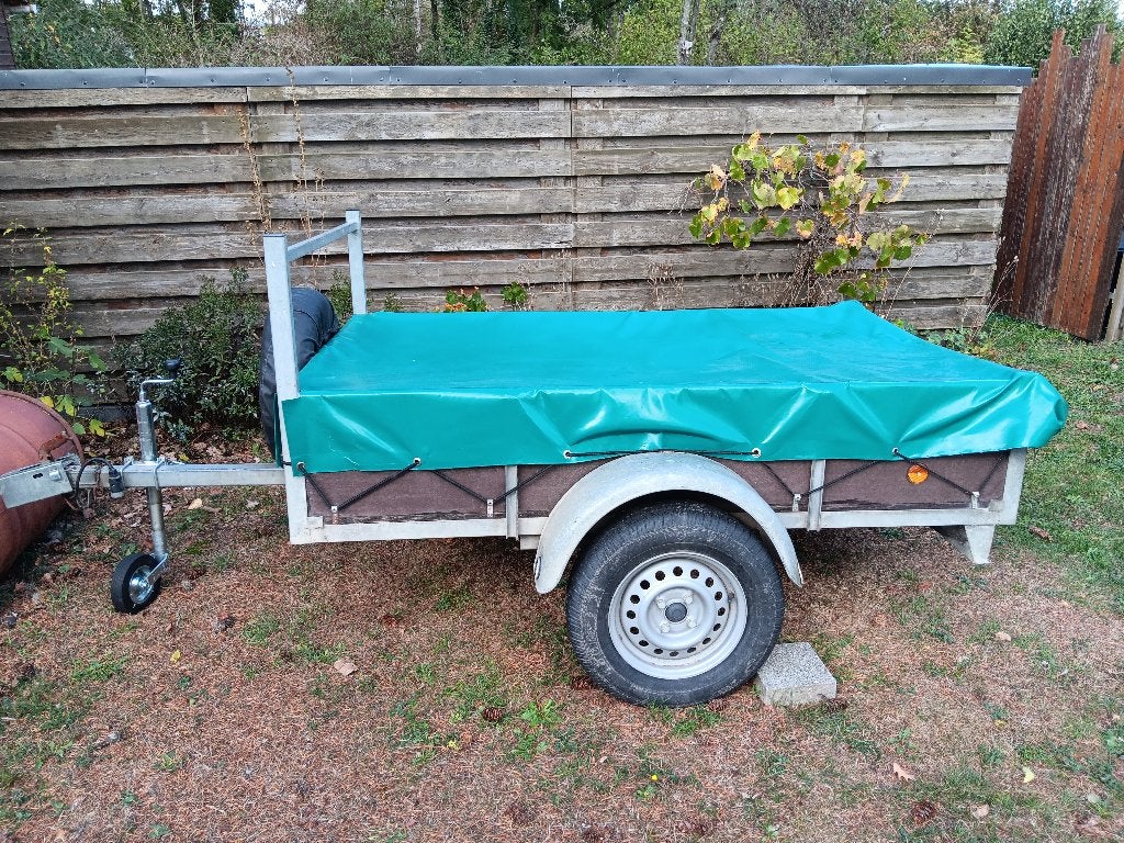aanhangwagen 2M op 1,25M, Ophalen, Gebruikt