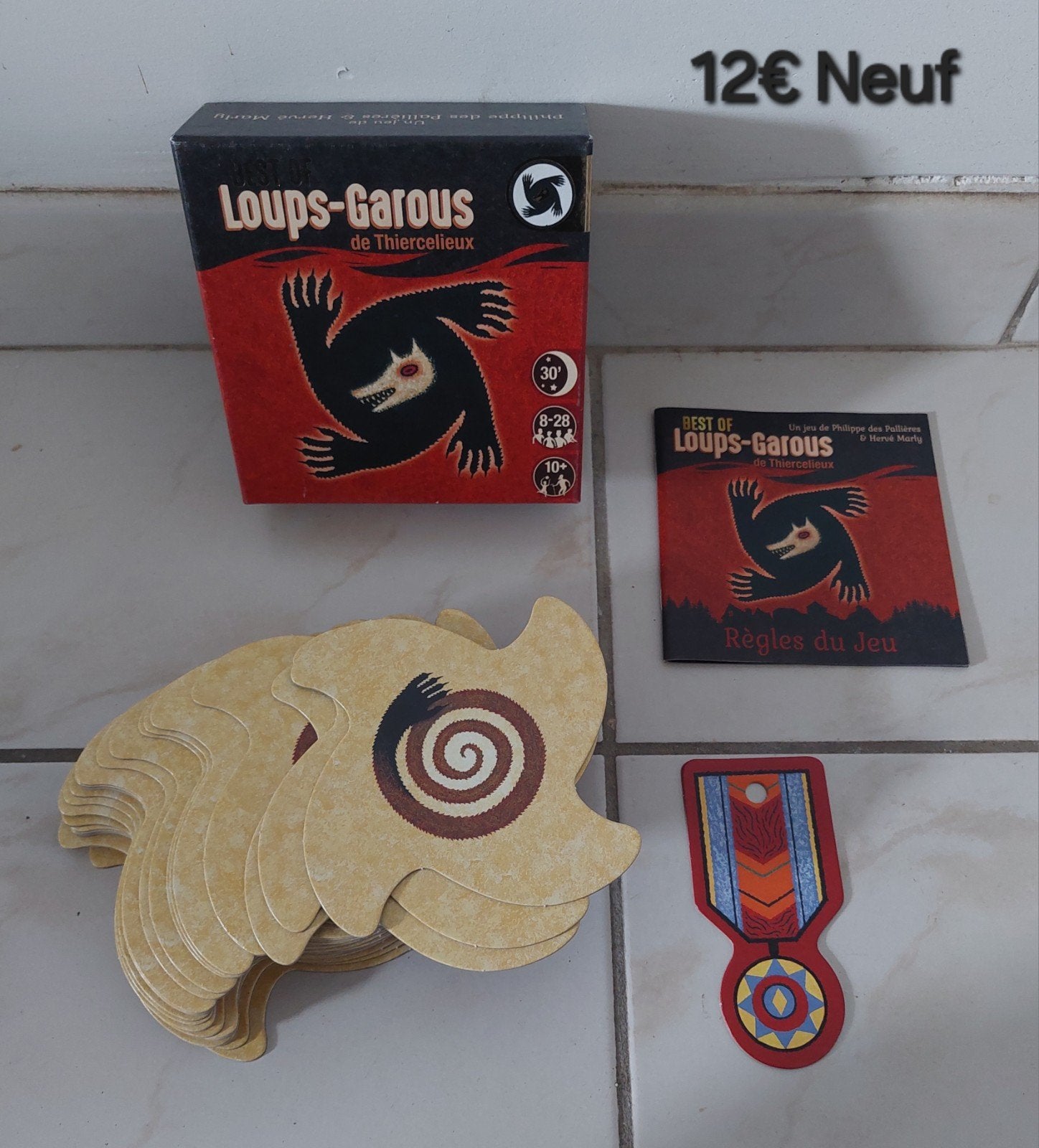 Jeu de société Loup-garous, Enlèvement, Neuf