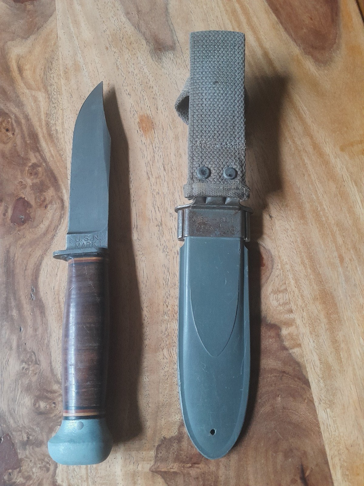 Couteau de combat USN Mk1, Enlèvement, Marine