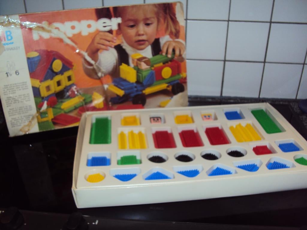 MB, grote doos "CLipo - nopper" VINTAGE, Kinderen en Baby's, Ophalen of Verzenden