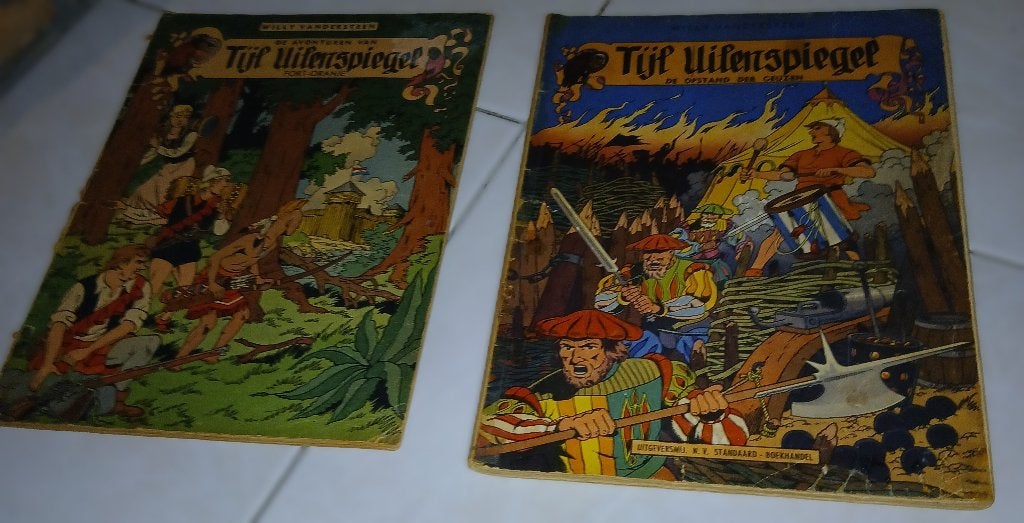 Tijl uilenspiegel 1ste druk (Vandersteen), Boeken, Stripverhalen, Gelezen, Ophalen of Verzenden, Willy Vandersteen, Complete serie of reeks