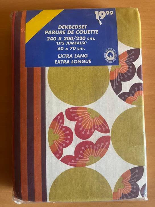 Deux parures de couette Neuves 240x220 – Style Vintage Coton, Neuf, Enlèvement ou Envoi, Autres couleurs, Housse de couette