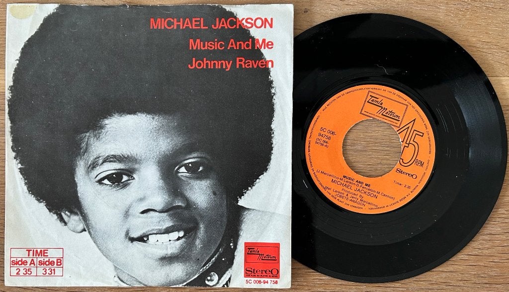 7# MICHAEL JACKSON - Music and me (NMINT), Pressage original, Enlèvement ou Envoi, 7 inch, Comme neuf