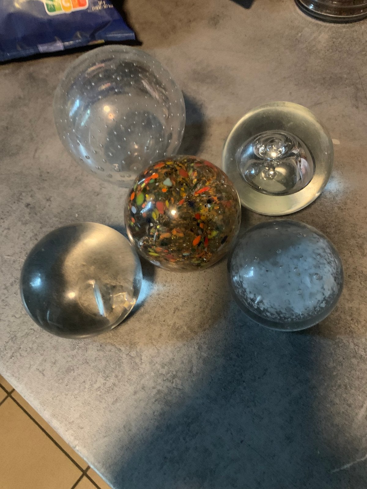 Boules sulfures, Enlèvement