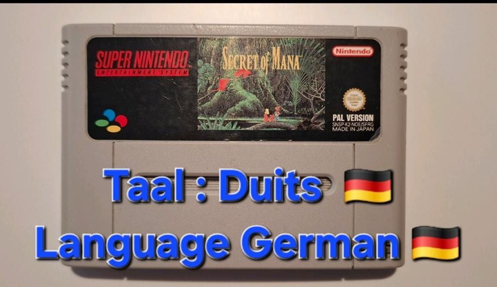 Secret Of Mana - Super Nintendo PAL (Duits/German Version), Ophalen