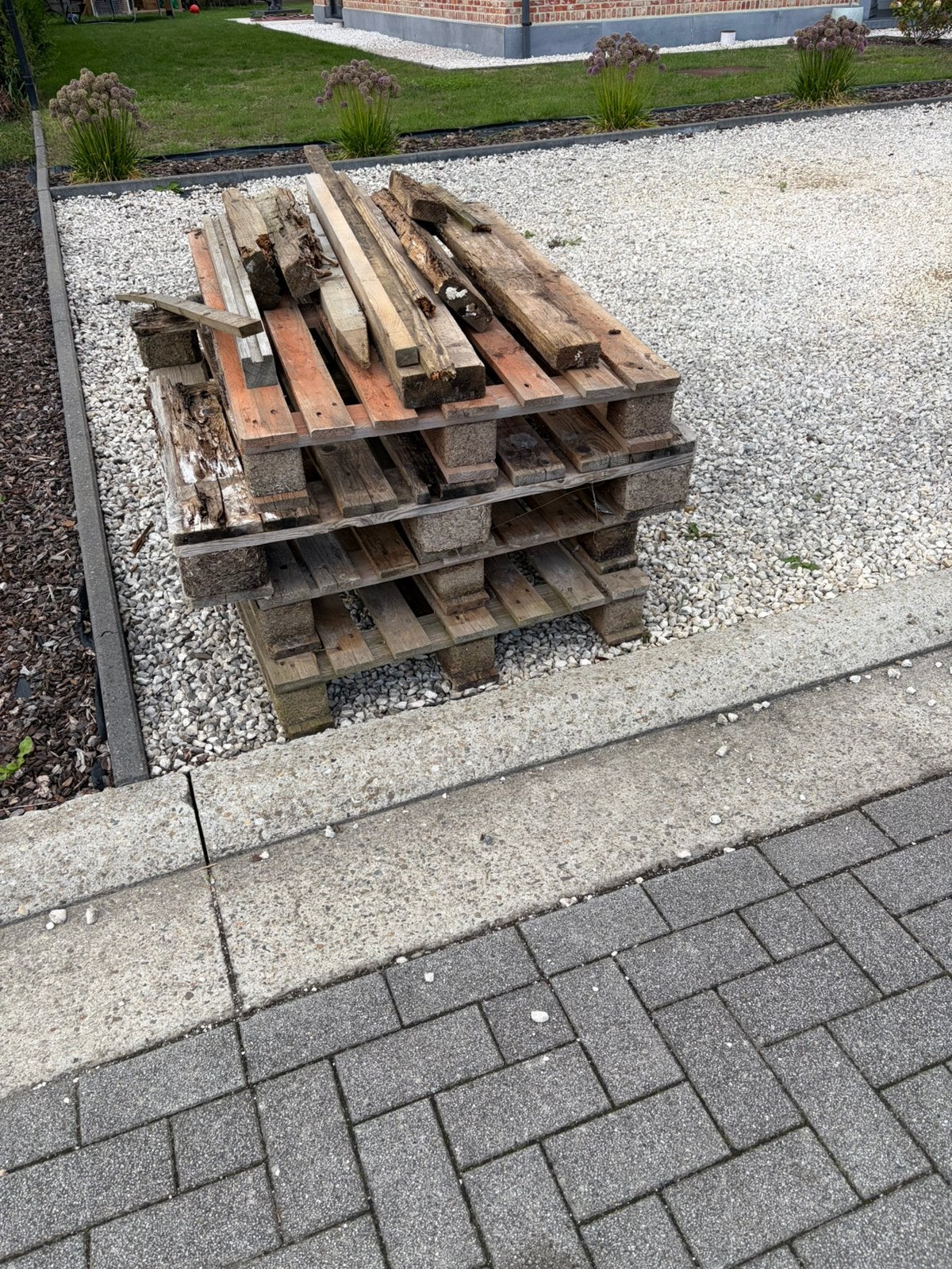 Gratis hout, Tuin en Terras, Ophalen