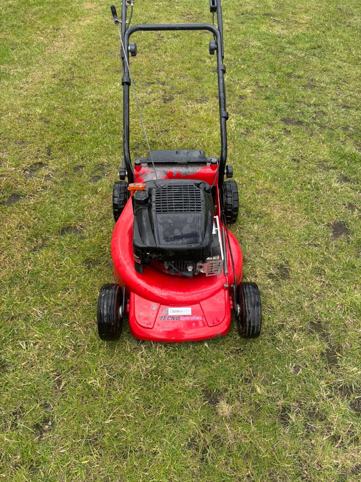 Grasmaaier zelftrekker + automatische start, Tuin en Terras, Ophalen, Cirkelmaaier, Gebruikt, Benzine-grasmaaier