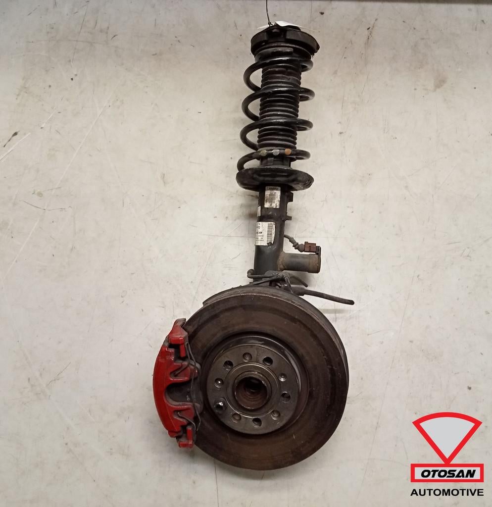 VW Golf 6 GTI Scirocco Veerpoot Links Voor 1T0412022DA 1T041, Auto-onderdelen, Ophanging en Onderstel, Gebruikt, Volkswagen, Volkswagen AG