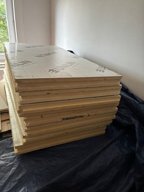 7 unilin platen 6cm, Doe-het-zelf en Bouw, Isolatie en Afdichting, Ophalen, Overige materialen, 4 tot 8 cm, Dakisolatie