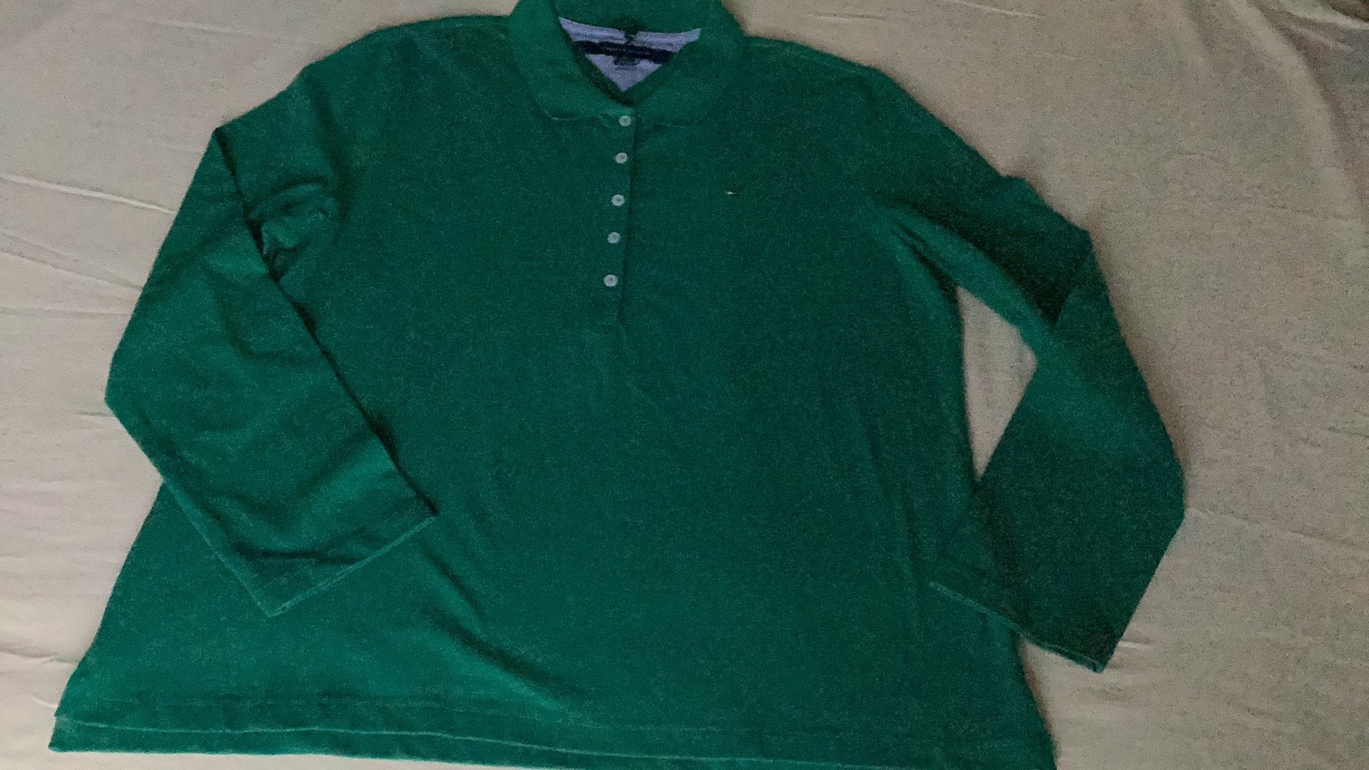 Polo Tommy hilfiger maat XL, Kleding | Dames, Ophalen, Zo goed als nieuw, Maat 46/48 (XL) of groter