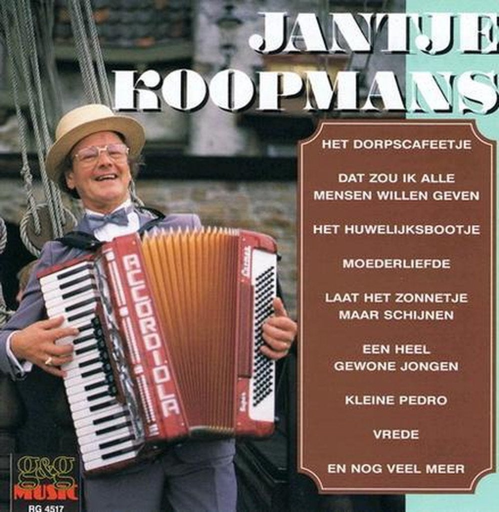 Jantje Koopmans, Cd's en Dvd's, Ophalen, Gebruikt, Levenslied of Smartlap, Album