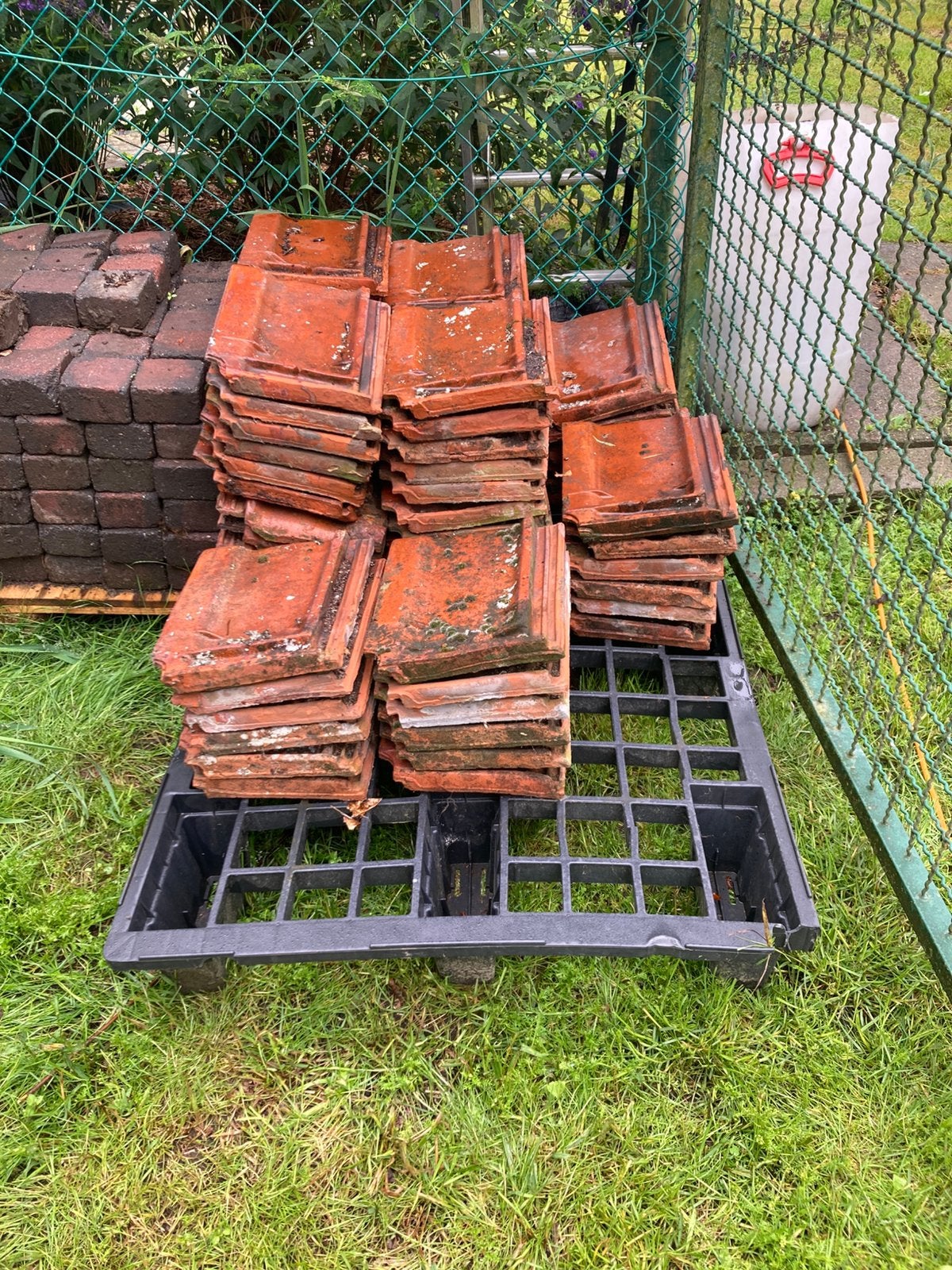 300 Dakpannen, Ophalen, Steen of Klei, 5 tot 10 m², Zo goed als nieuw