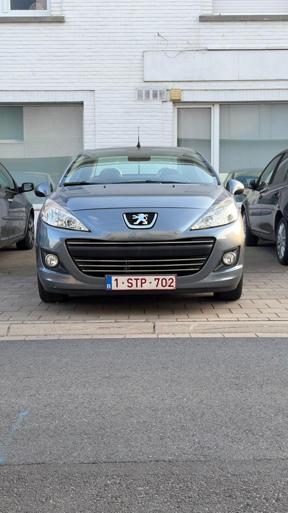 PEUGEOT 207cc 79dkm AIRCO BENZINE 2010bj zonder Keuring, Cabriolet, Boîte manuelle, Noir, Particulier